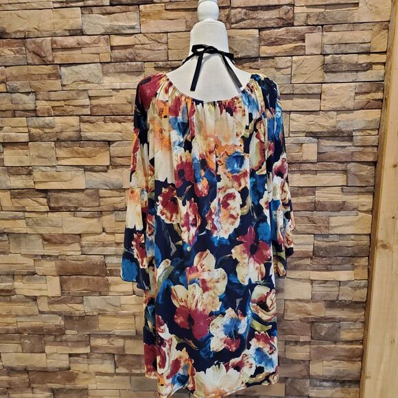 PAISLEY GRACE TUNIC 3/4 SLEEVE POLY/SPANDEX SIZE XL - Picture 5 of 7